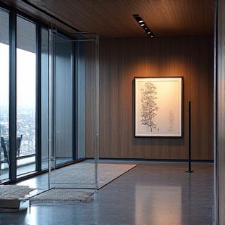 Minimalist New York office gallery