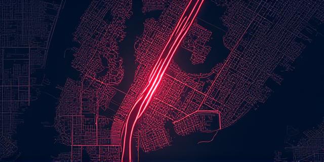 Map location showing Grand Avenue