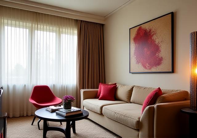 Luxury hotel lobby redesign